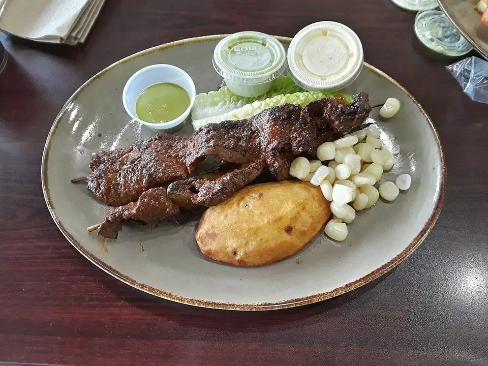 Anticuchos (example photo, not taken at a stop in this guide)