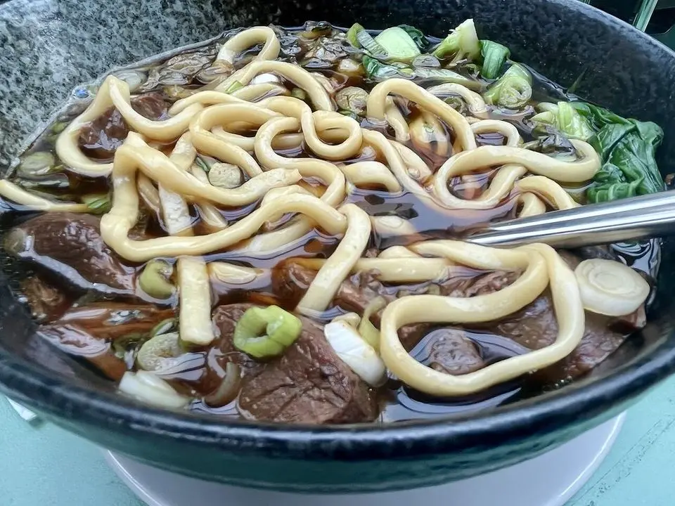 Beef noodle soup (example photo, not taken at a stop in this guide)