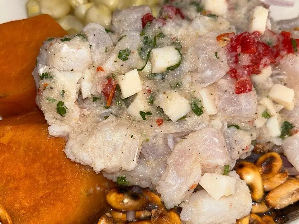Ceviche (example photo, not taken at a stop in this guide)