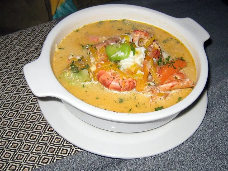 Chupe de camarones (example photo, not taken at a stop in this guide)