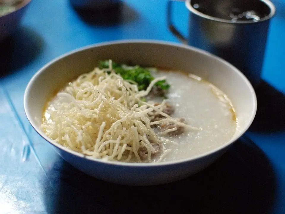 Congee (example photo, not taken at a stop in this guide)