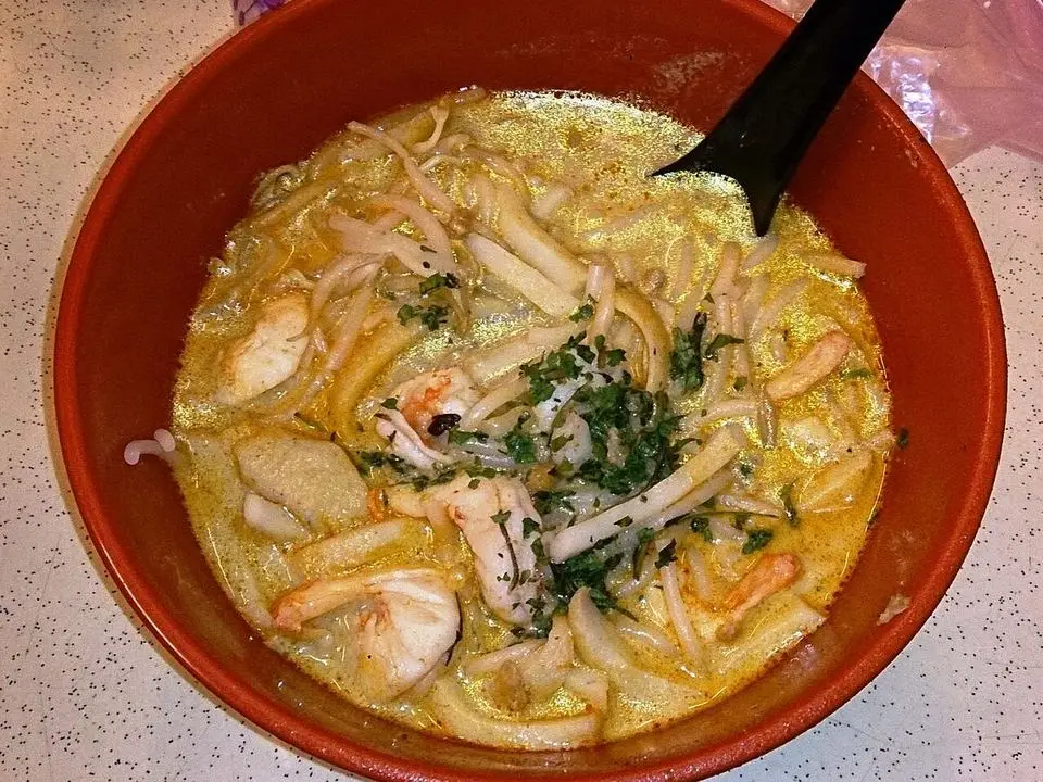Katong laksa (example photo, not taken at a stop in this guide)