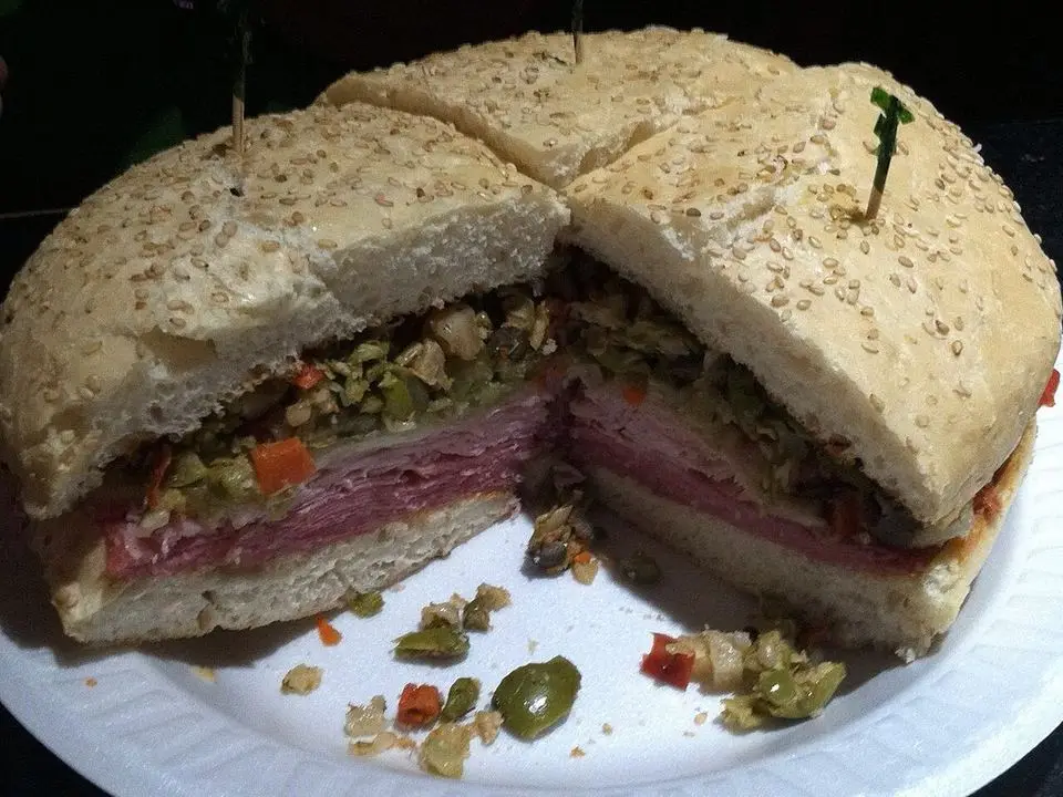 Muffuletta (example photo, not taken at a stop in this guide)