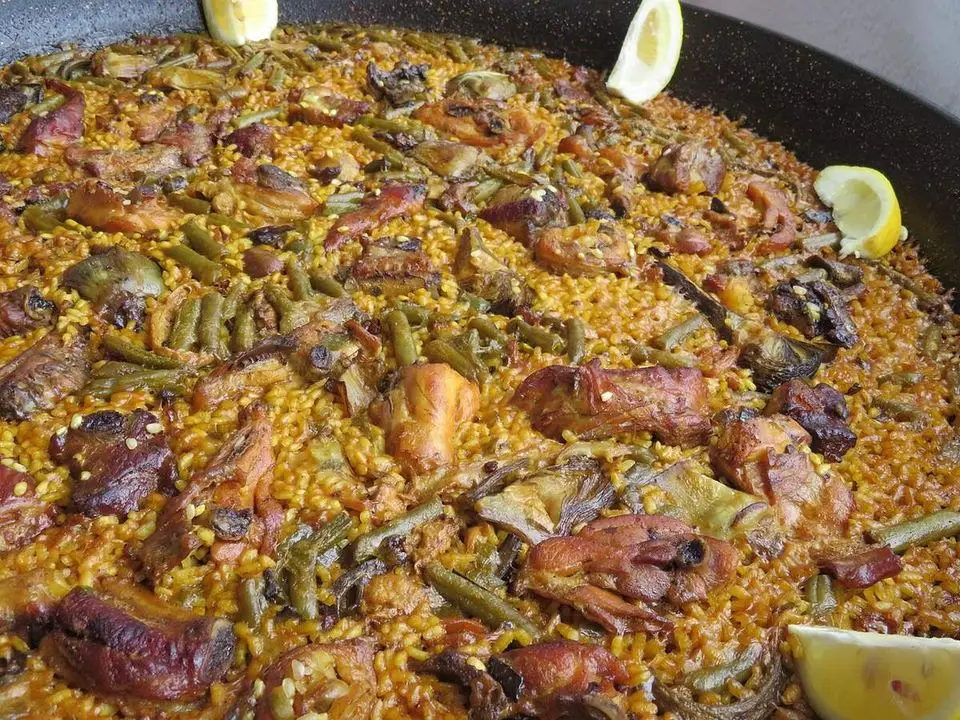 Paella (example photo, not taken at a stop in this guide)