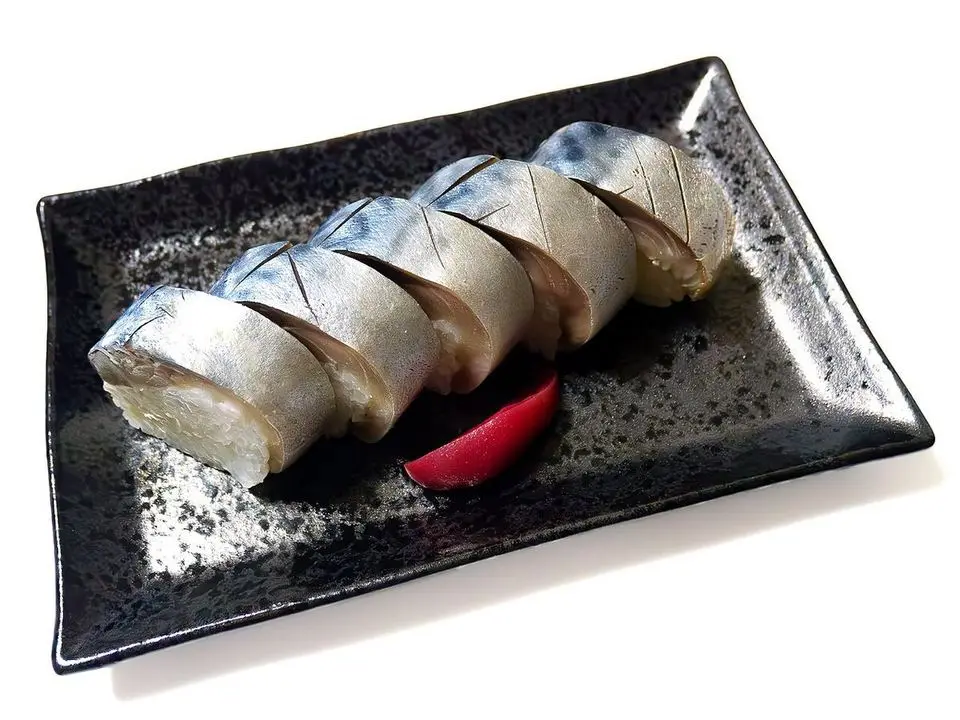 Mackerel sushi (example photo, not taken at a stop in this guide)