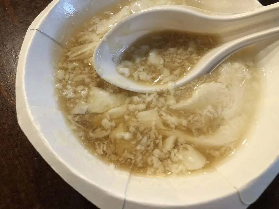 Tofu pudding (example photo, not taken at a stop in this guide)